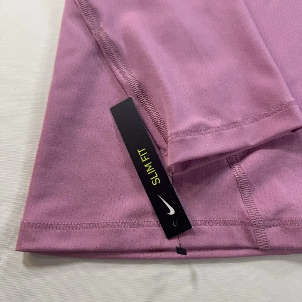 Nike Pro Dri-FIT Women’s Pink Long Sleeve Training Shirt XXL Slim Fit NWT